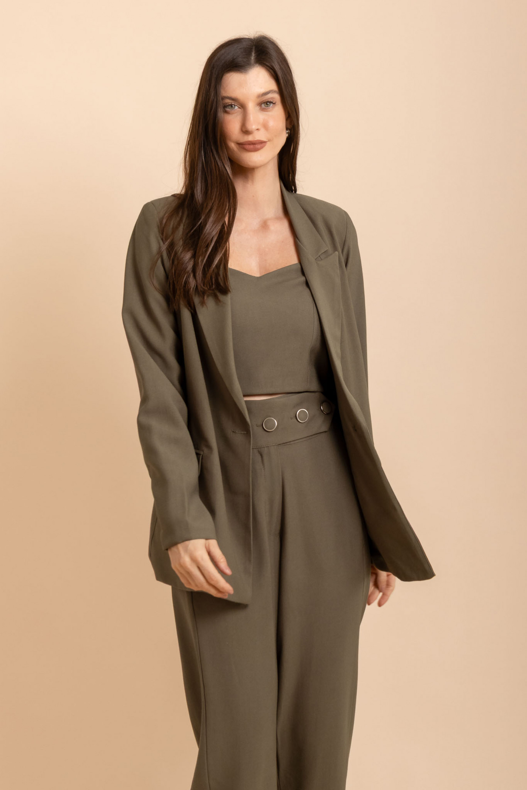 Blazer Alfaiataria Elo Verde Militar