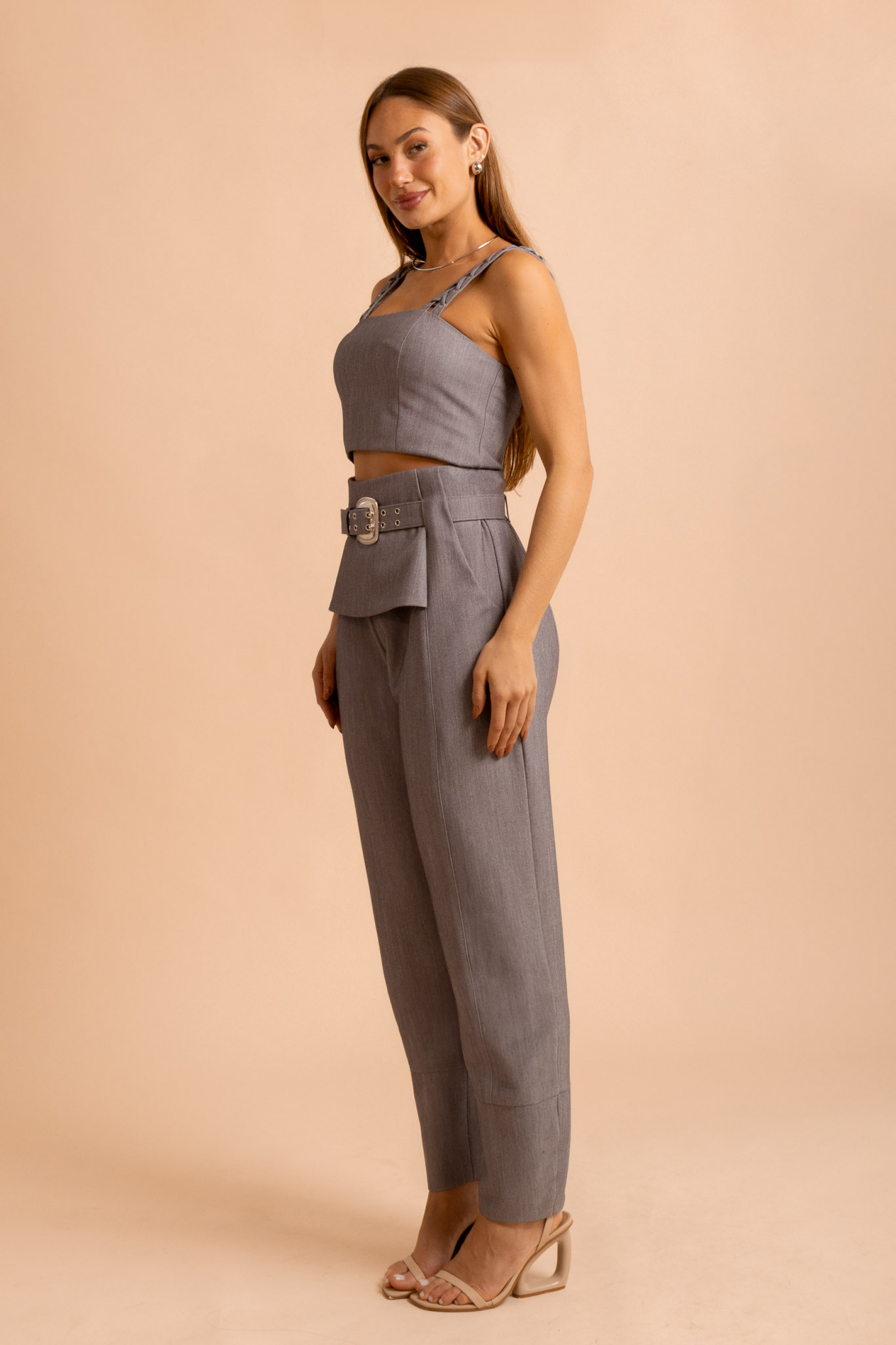 Calça Clochard Cinza