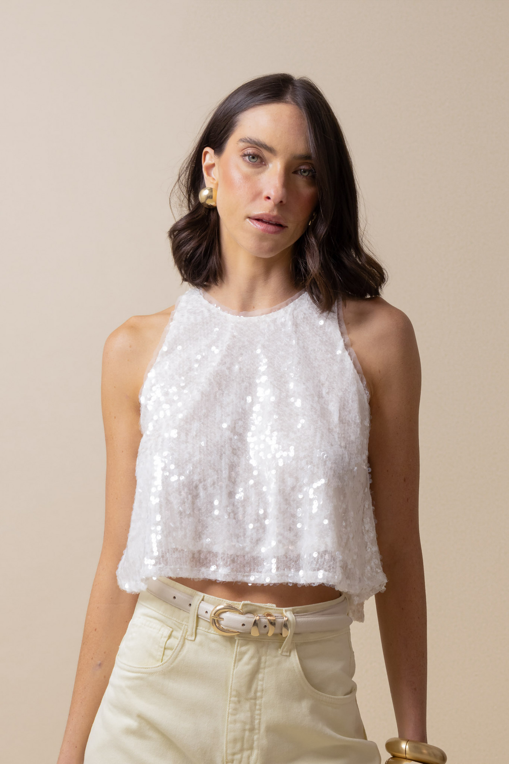 Blusa Cropped Iara Off White
