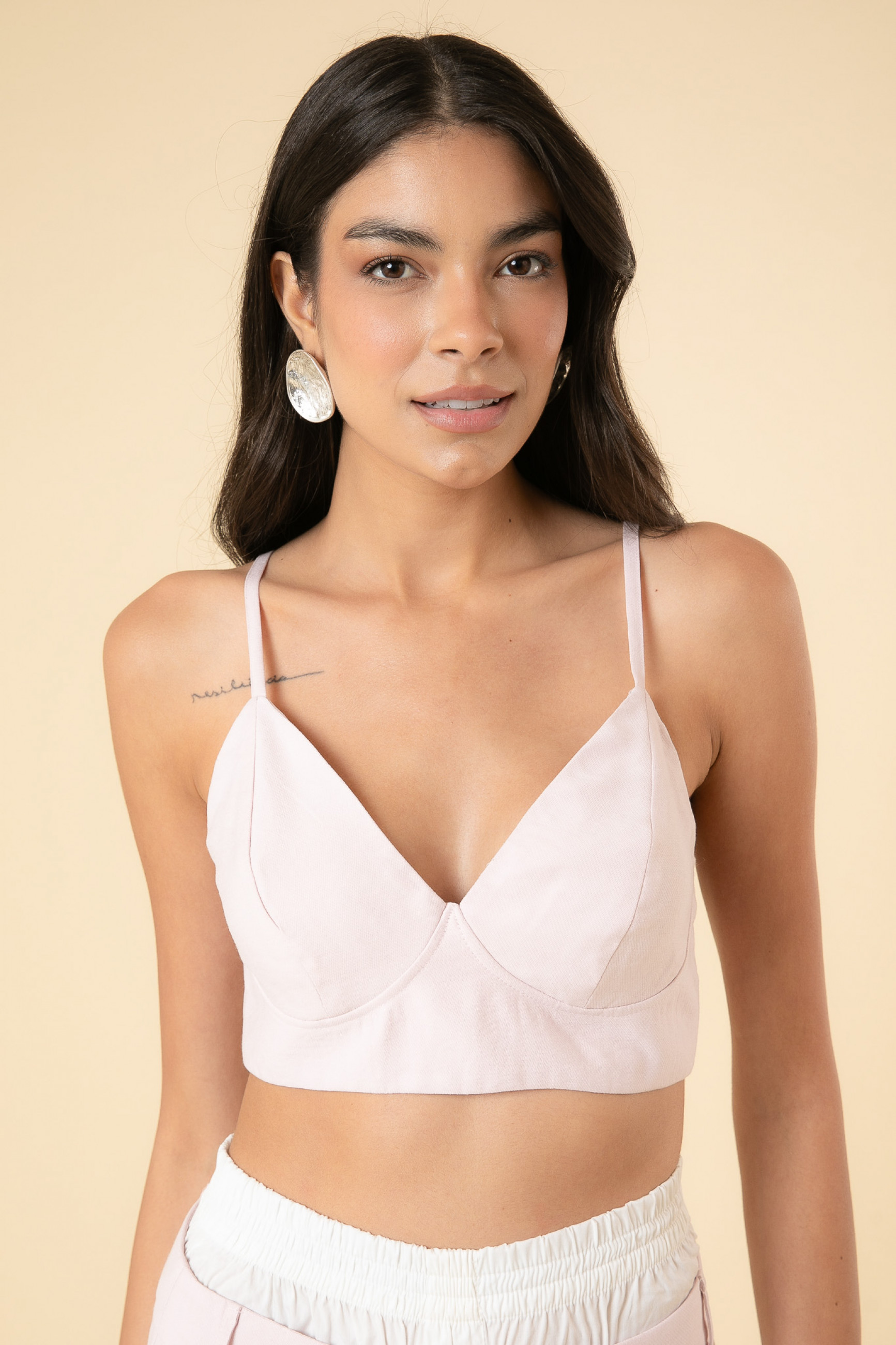 Cropped Vasti Rosa