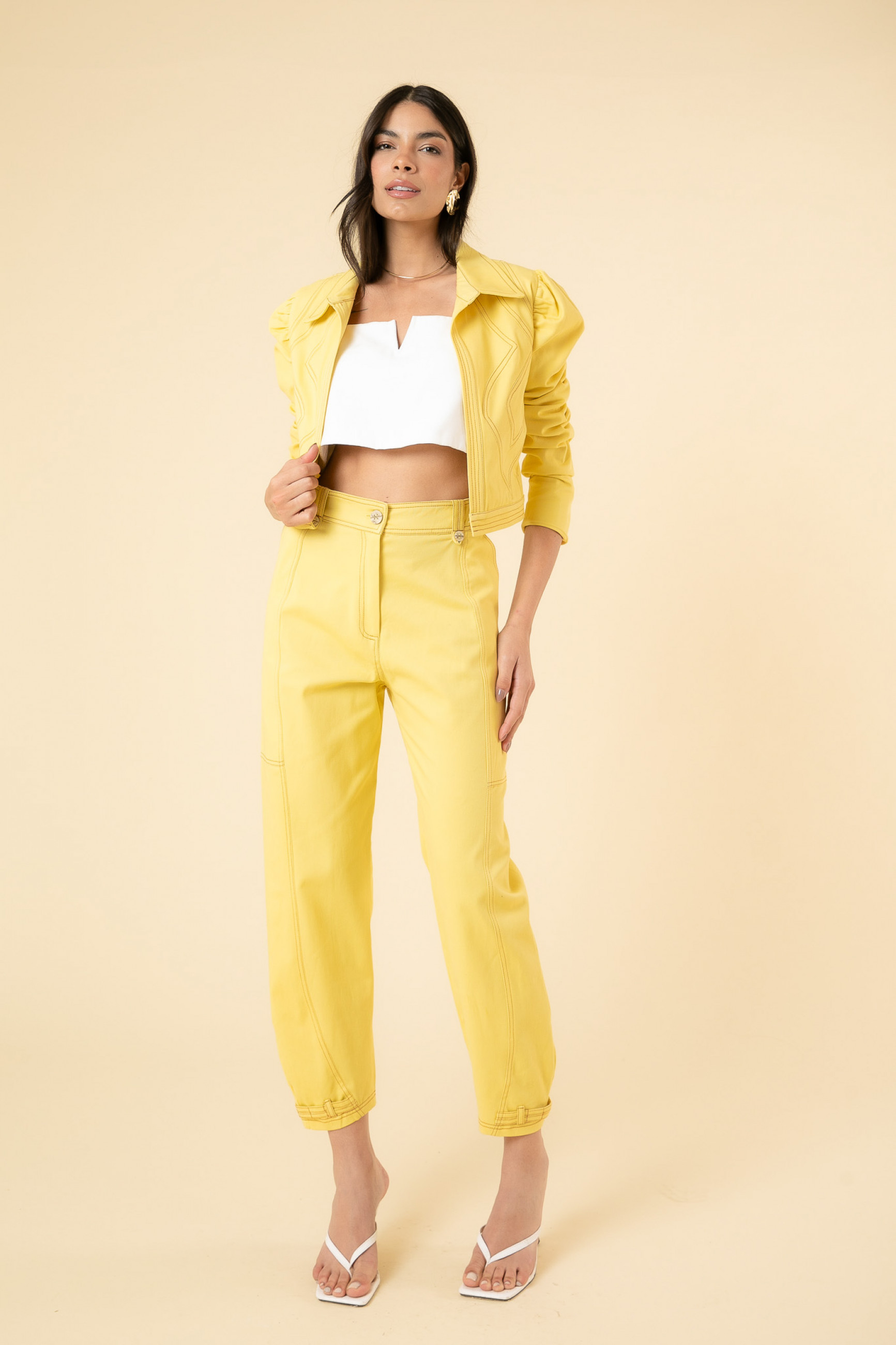 Calça Alana Amarelo