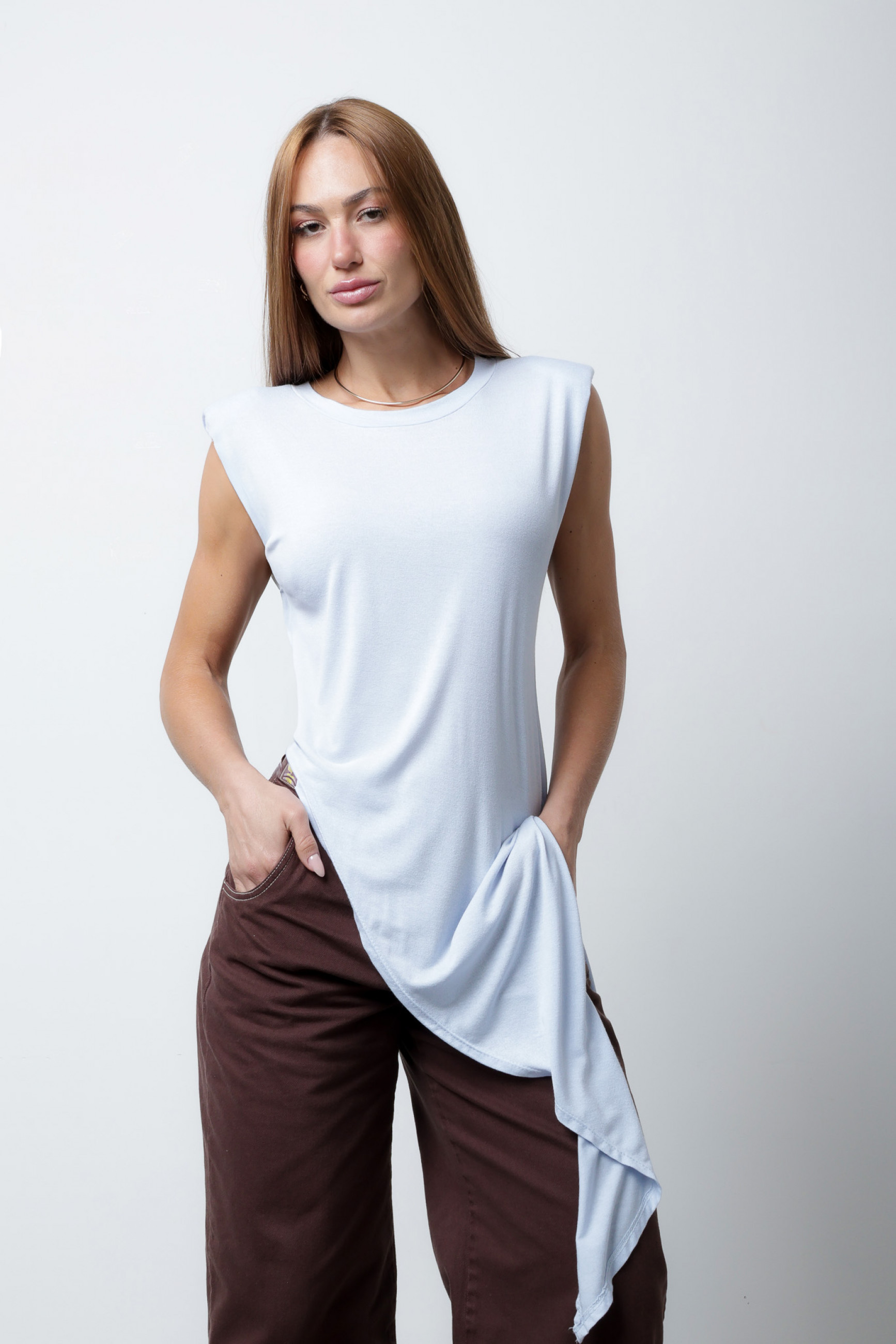 Blusa Alexia Podrinha Azul 