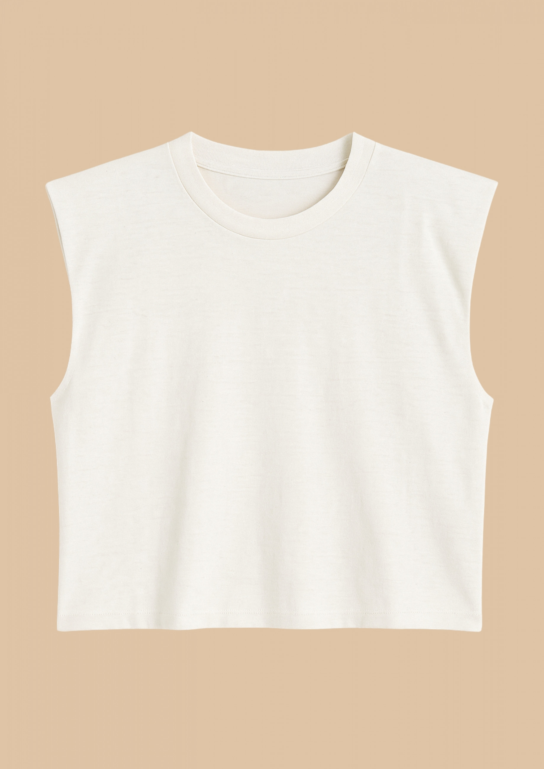Blusa Ombreira Malha Off White