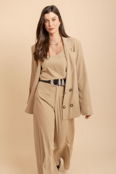 Blazer Oversized Nômade Areia