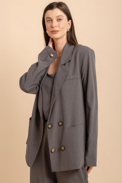 Blazer Oversized Nômade Cinza
