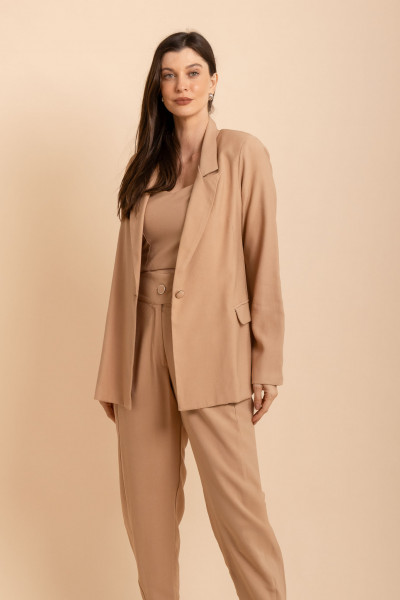 Blazer Alfaiataria Elo Bege