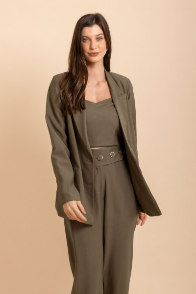 Blazer Alfaiataria Elo Verde Militar