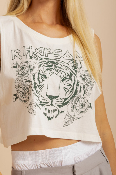 Blusa Silk Tigre Verde