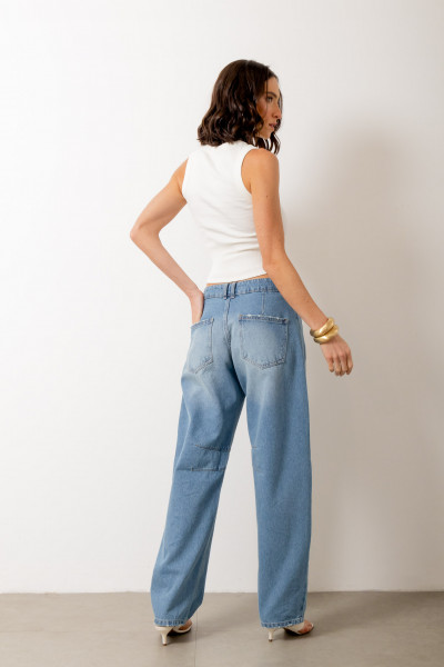 Calça Barrel Jeans 