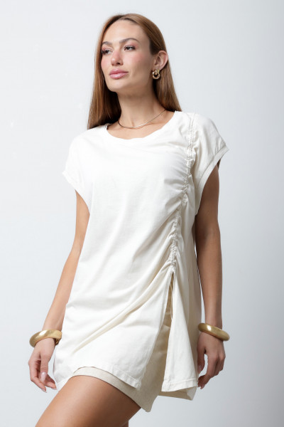 Blusa Celina Meia Malha Areia
