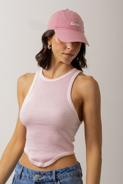 Regata Agata Canelada Rosa