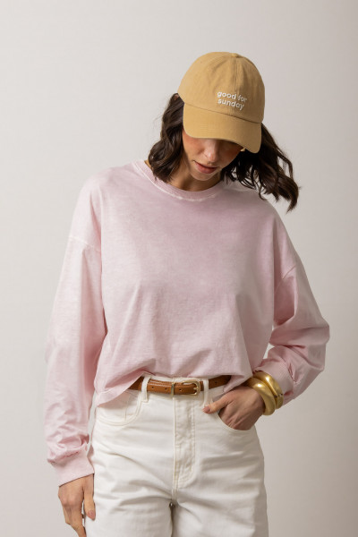 Blusa Cora Meia Malha Rosa