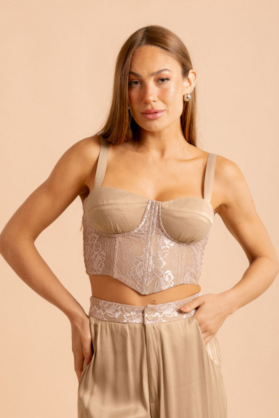 Top Corset Barolo Bege