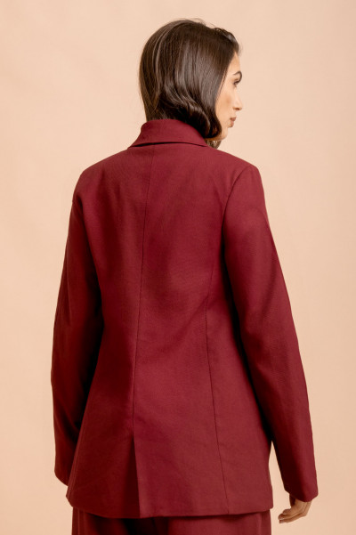 Blazer Alfaiataria Expresso Vinho