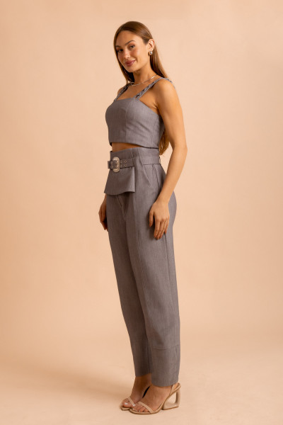 Calça Clochard Cinza