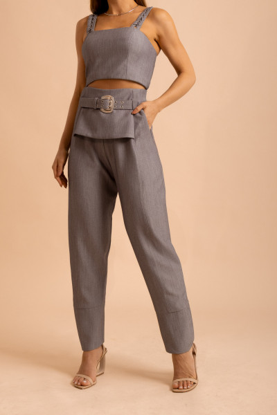 Calça Clochard Cinza