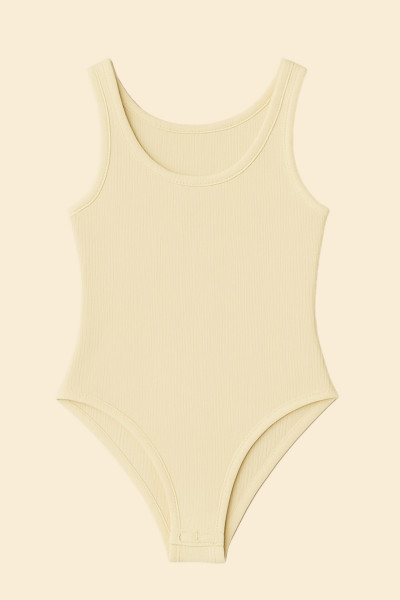 Body Malha Track Manteiga