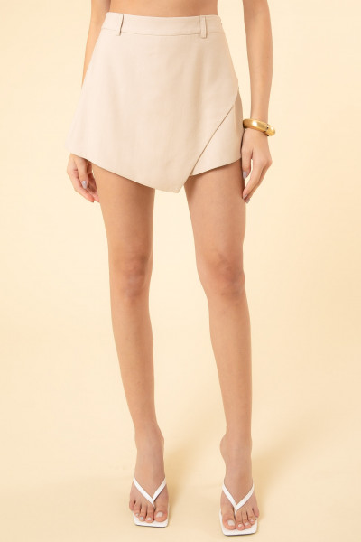 Shorts Saia Olivia Flat Ice Bege
