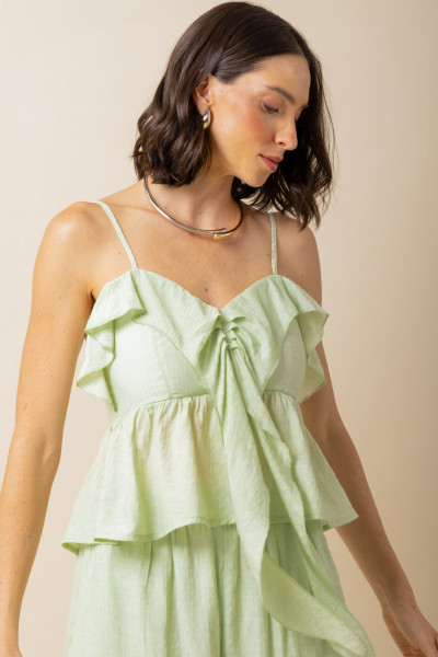 Blusa Babados Lui Verde
