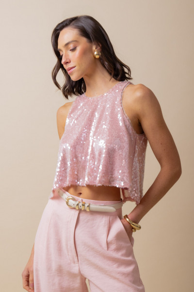 Blusa Cropped Iara Rosa