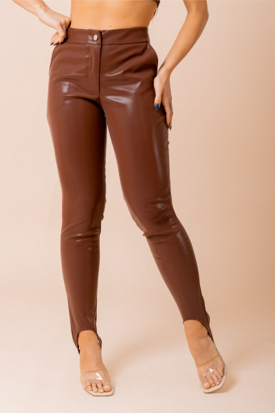 Calça Legging Pezinho Glow Marrom
