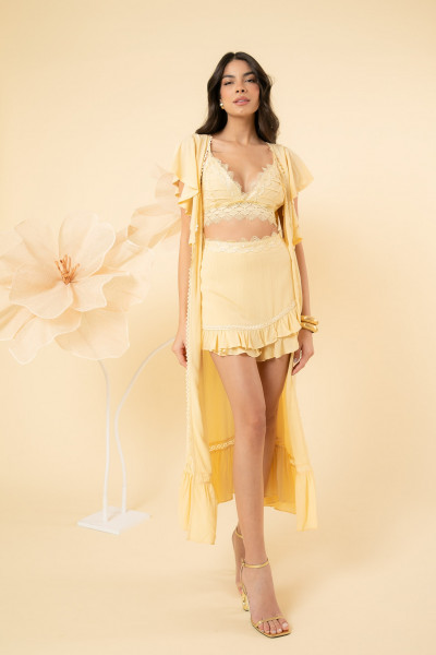 Kimono Lilly Amarelo