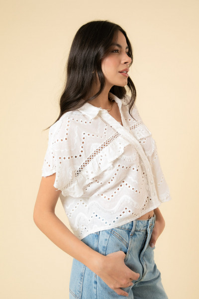 Camisa Betina Cotton Branca