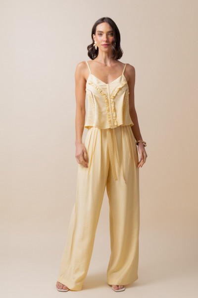 Regata Flora Marrakech Amarelo