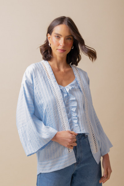 Kimono Paris Azul  
