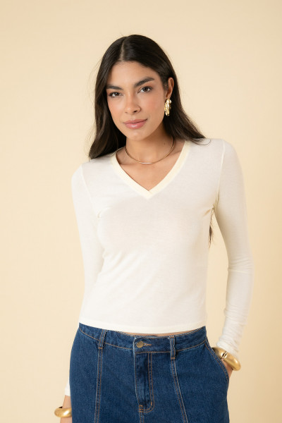 Blusa Safira Podrinha Manteiga