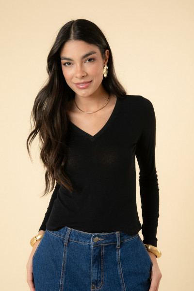 Blusa Safira Podrinha Preta