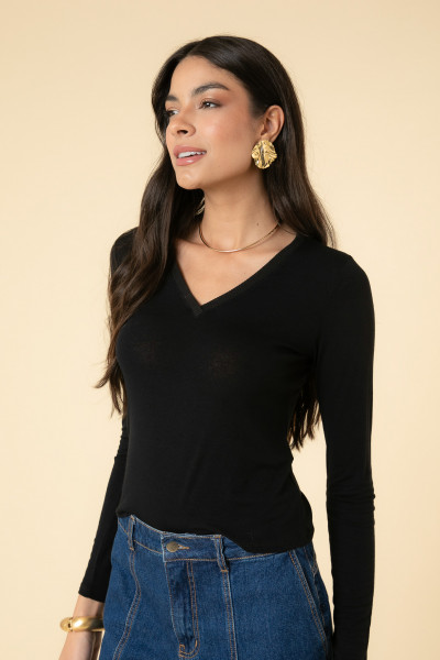 Blusa Safira Podrinha Preta
