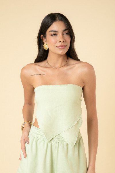 Top Lenço Jasmin Verde