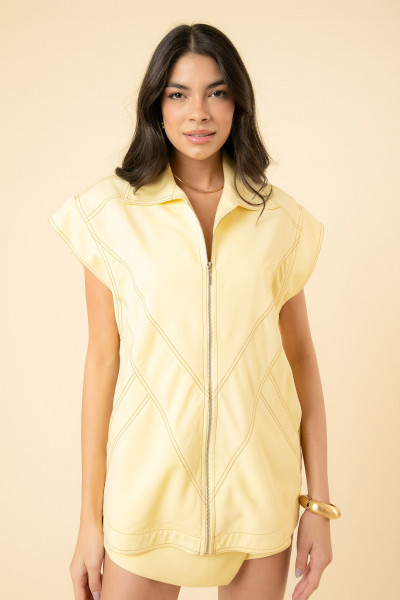 Colete Olivia Flat Ice Amarelo