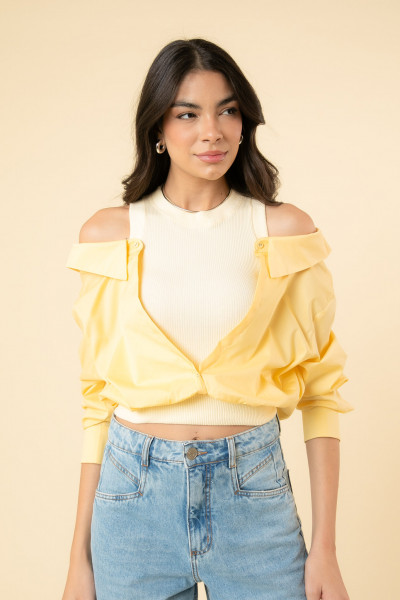Blusa Nina Amarelo