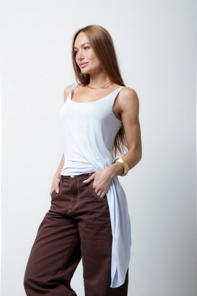 Blusa Ester Podrinha Azul