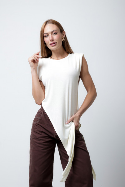 Blusa Alexia Podrinha Manteiga