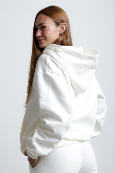 Blusa Sasha Moletom Off White