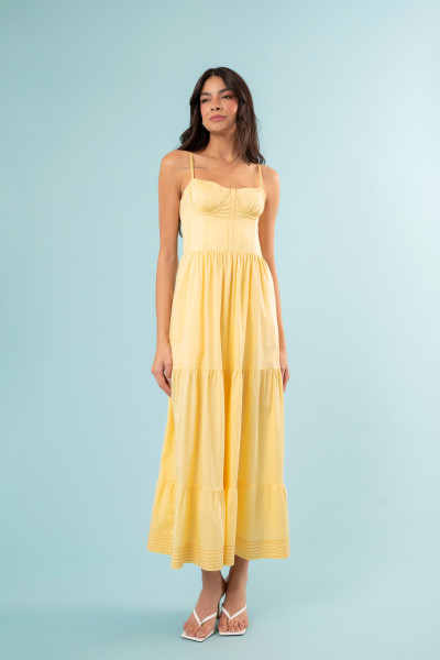 Vestido Luara Amarelo