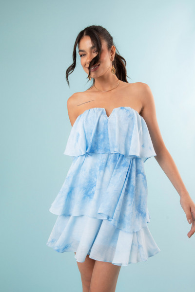 Vestido Violetta Azul
