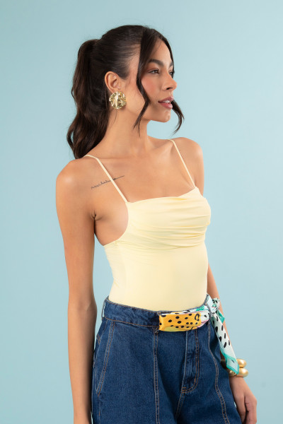 Body Verônica Amarelo