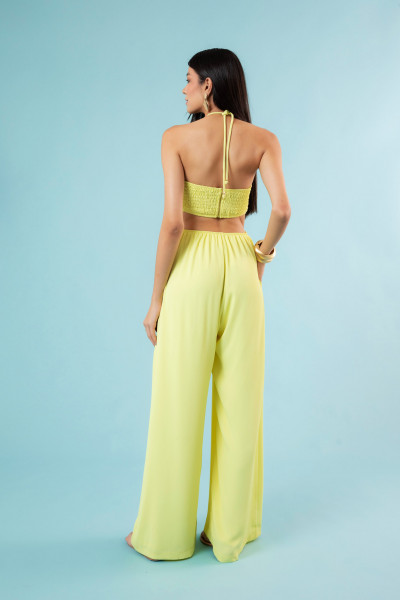 Macacão Jade Amarelo