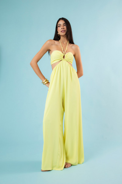 Macacão Jade Amarelo