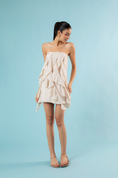 Vestido Belaggio Areia