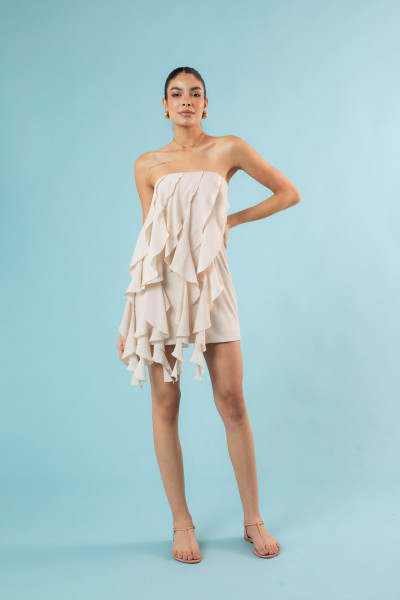 Vestido Belaggio Areia