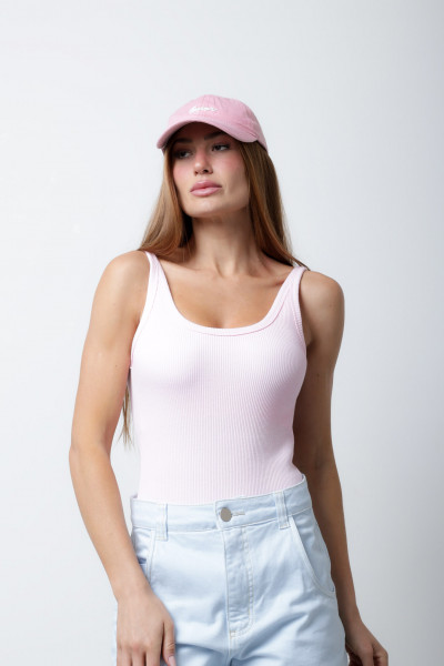  Body Malha Track Rosa