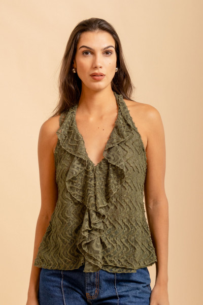 Blusa Frente Única Wave Verde