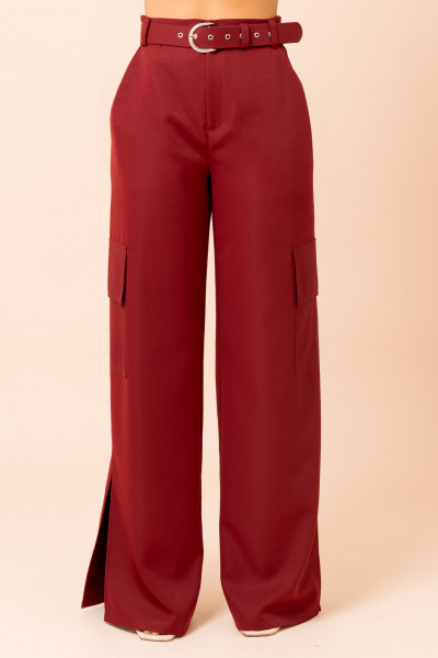 Calça Cargo Fade Vinho