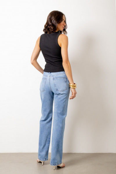 Calça Reta Jeans