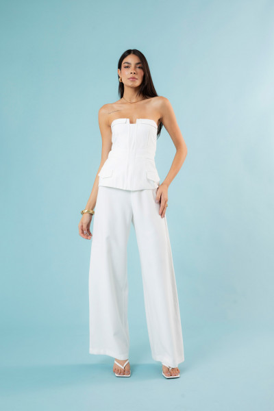 Macacão Piçar Off White